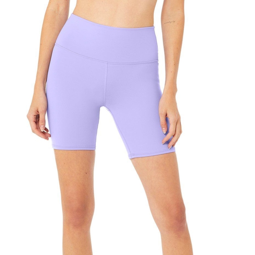 Alo yoga 	High-Waist Biker Short - Periwinkle